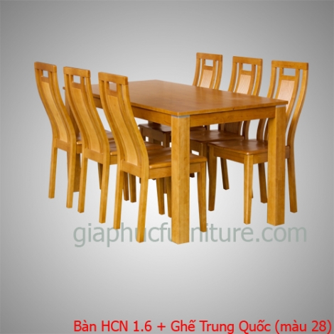 Bàn HCN 1.6 + Ghế Trung Quốc